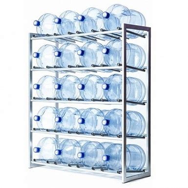 Стеллаж для бутылей 19 литров на 20 шт. - купить в Москве недорого