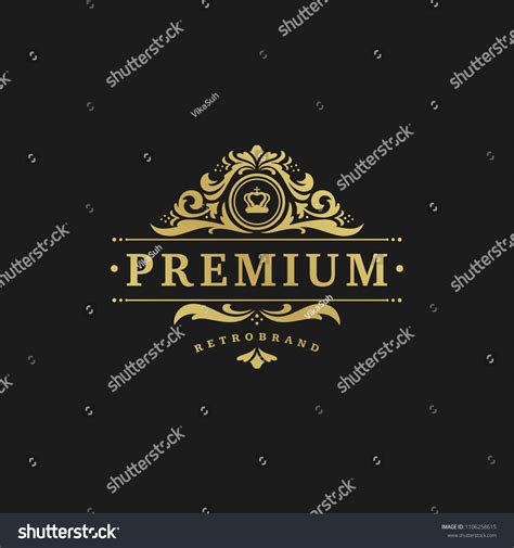 Luxury Logo Design Template Vector Illustration Stock Vector (Royalty ...