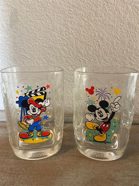 Mcdonalds Disney 2000 Cup Set Etsy