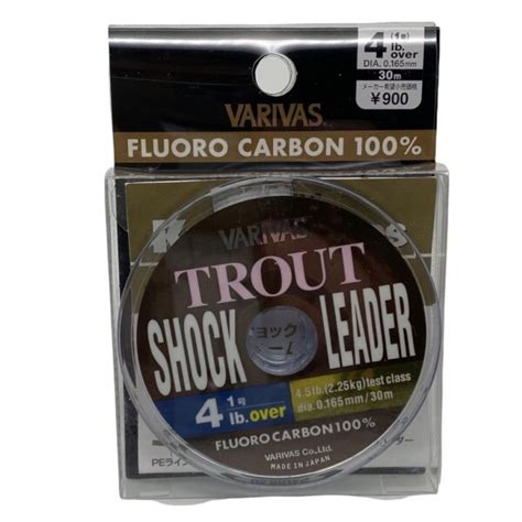 Varivas Trout Shock Leader 30m / 4lb. - Angeln-Forellen.de Der Online ...