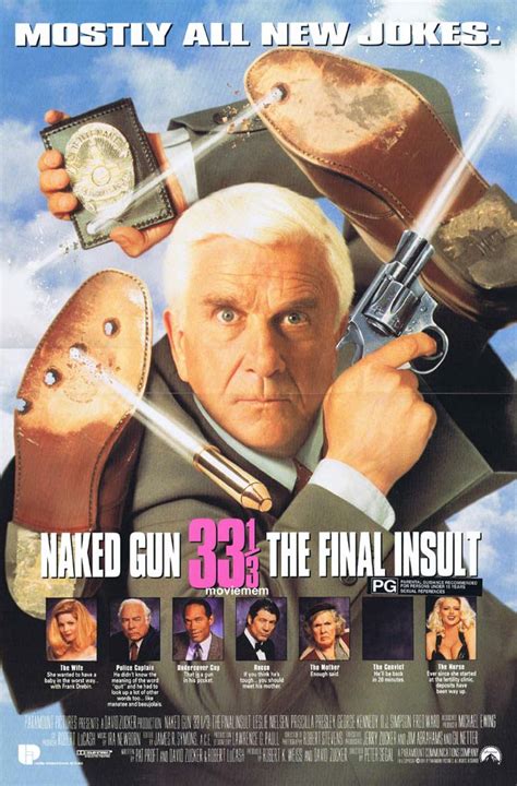 NAKED GUN 33 1 3 Original DS Daybill Movie Poster Leslie Nielsen Priscilla Presley Moviemem