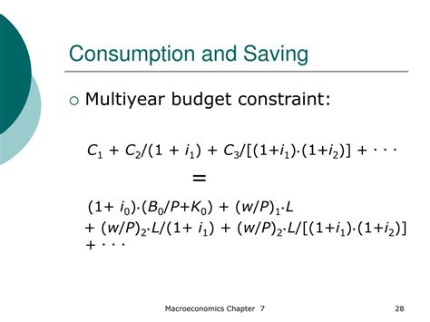 PPT - Consumption, Saving and Investment PowerPoint Presentation, free ...