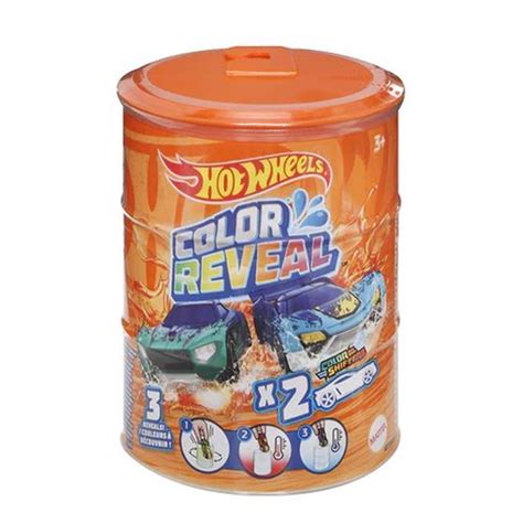 Color Reveal Hot Wheels Carrinho Color Shifters Laranja Mattel Carrinho De Brinquedo