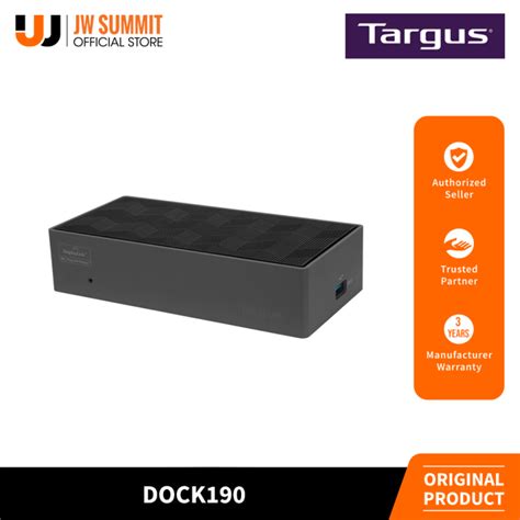 Targus USB-C Universal DV4K Docking Station w/ 100W Power Delivery — TAA-GOV (CIS-OPT) (DOCK190-TAA-GOV-CIS-OPT)