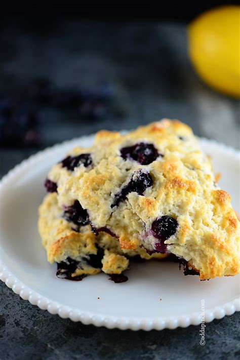 Lemon Blueberry Scones Recipe Add A Pinch