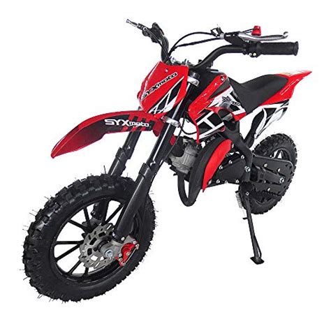 Syx Moto Kids Dirt Bike Holeshot 50cc Gas Power Mini Dirt Bike Green