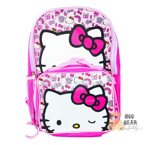 Hello Kitty Backpack With Lunchpad Just For 29 99 Boobear Boo Bear