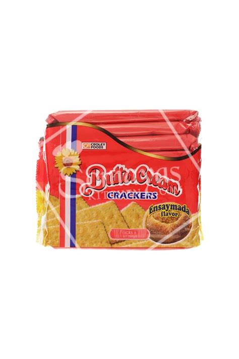 Croley Foods Butter Cream Crackers Ensaymada Flavour 250g • Hallans