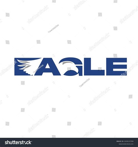 Blue Eagle Logo Eagle Logo Vector Stock Vector (Royalty Free ...