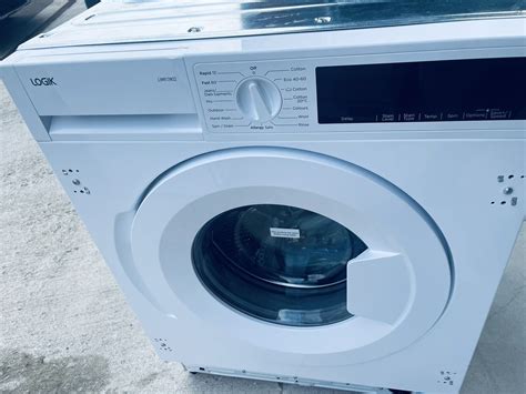 LOGIK T Series LIW812W22 Integrated 8 Kg 1200 Spin Washing Machine EBay