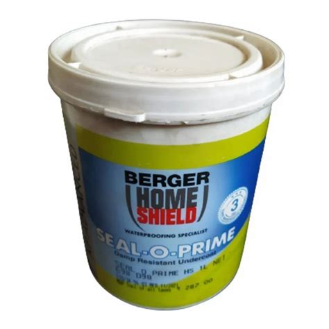 Berger Home Shield Seal O Prime Waterproofing Solution At Rs 350 Litre