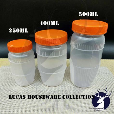 plastic peanut butter jar sauce bottle atchara container pickle bottle