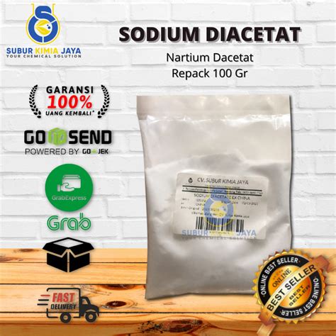 Sodium Diacetate Food Grade Natrium Asetat 100 Gr Pengawet Makanan