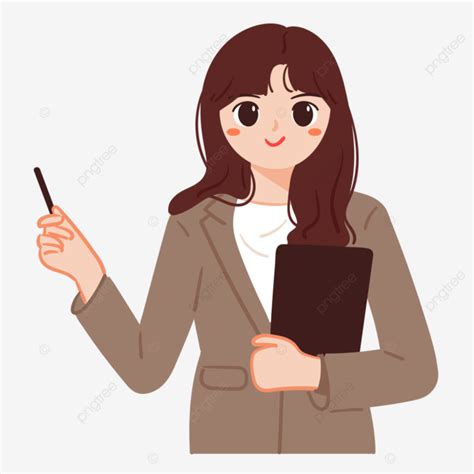 Hand Drawing Cartoon Teacher Teacher Clipart Hand Clipart Drawing