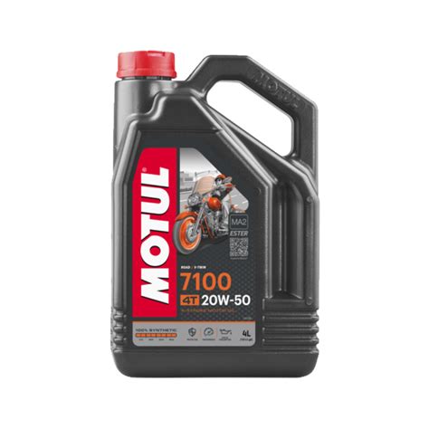 MOTUL Масло моторное MOTUL 7100 20W-50 4Т, 4 л. (104104/104219/112123 ...
