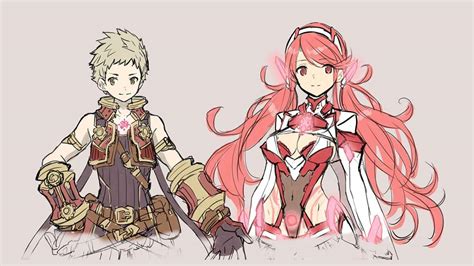 Rex And Pyras Early Design Rxenobladechronicles