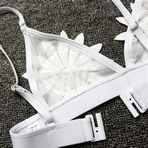 Theboldbohemian Swim New Flower White Nude Sheer Bikini Swimsuit Poshmark