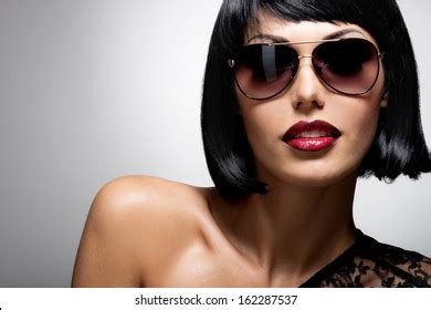 Fashion Portrait Beautiful Brunette Woman Shot Stock Photo Edit Now