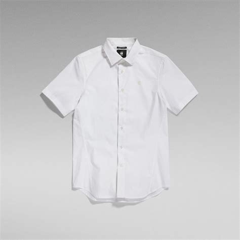 Dressed Super Slim Shirt White G Star RAW