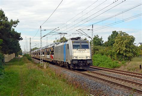 186 539 der Railpool führte für ihren Mieter HSL einen BLG Zug welcher