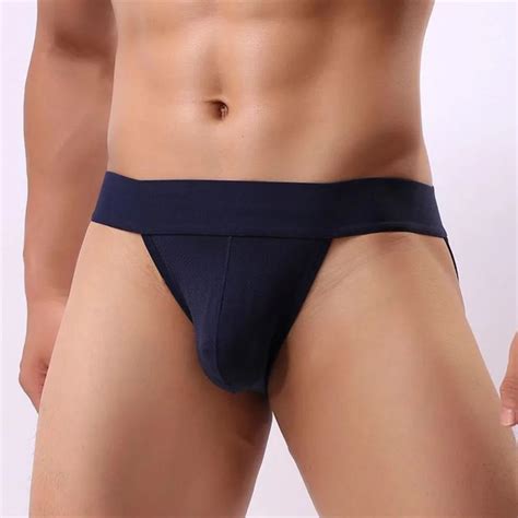 Europe Size S Xxl Men U Convex Underwear Big Pouch Man Sexy Bikini Mesh Briefs Breathable In