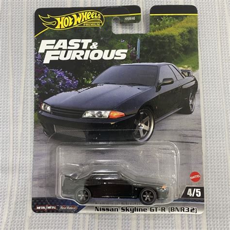 Jual Hot Wheels Premium Fast Furious Nissan Skyline Gtr R Hitam Kota Surabaya Sbystuff