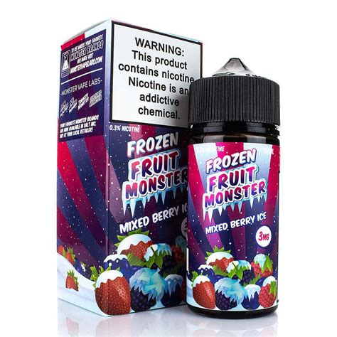 Mixed Berry Ice By Frozen Fruit Monster 100ml E Juice Frozen Fruit Monster