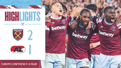 West Ham United Vs Az Alkmaar 11 May 2023 🔥 Video Highlights Footyroom