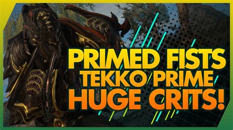 Warframe Tekko Prime Build And Review 1 Forma Youtube