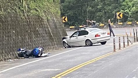 借來的重機gg了！男騎友人70萬重機跑北宜 過彎失控撞對向車摔爛 中天新聞網