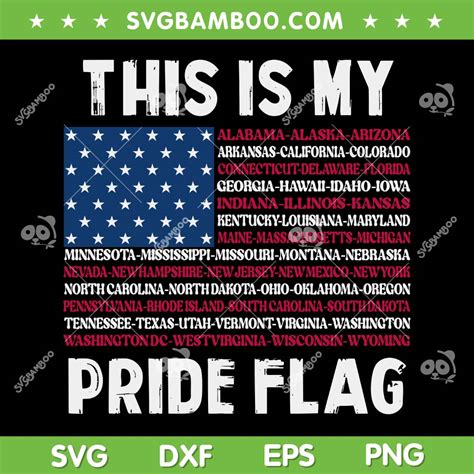 This Is My Pride Flag Usa Svg Png