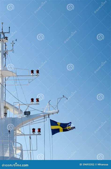 mast   ship  flag stock photo image  power