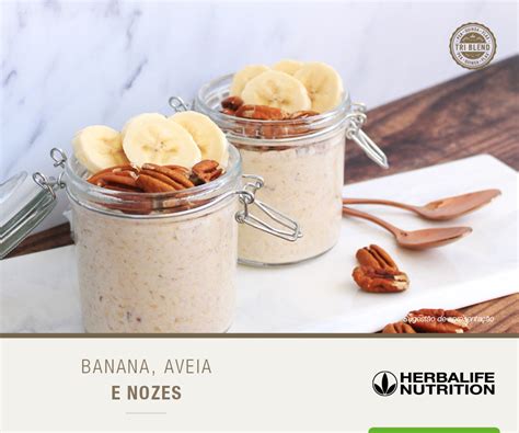 Tri Blend Select Banana Aveia E Nozes Herbalife Nutrition Portugal