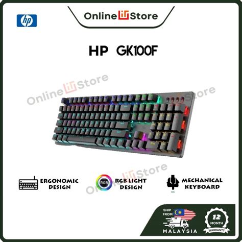 Hp Gk F Real Wired Mechanical Mixed Backlight Gaming Keyboard With