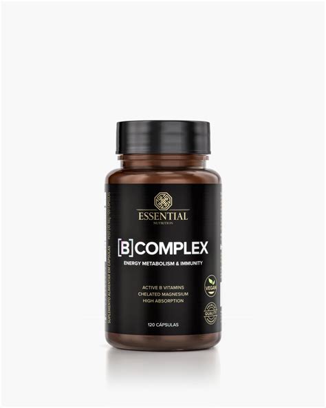 B Complex C Psulas Vitaminas Do Complexo B Magn Sio