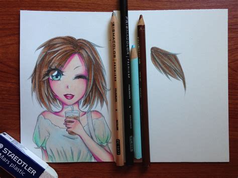 How To Shade Anime Hair With Colored Pencils I Ll Try To Make It Short