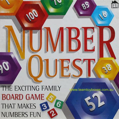 Number Quest Board Game – Team Toyboxes