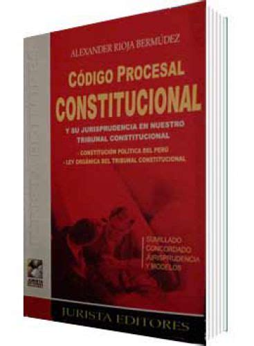 CÓdigo Procesal Constitucional Librería Juridica Legales Libros De