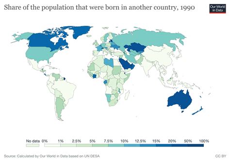 Top Immigration Countries 2024 Map Ilise Eleonora