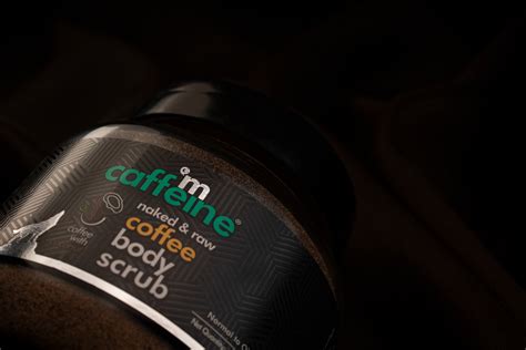 M Caffeine Naked And Raw Body Scrub Behance