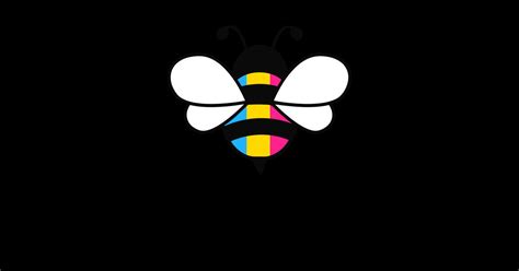 Cute Bee YourSelf Pansexual Bee Gay Pride LGBT Rainbow Gift Bee