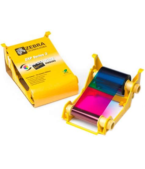 RIBBON CINTA COLOR YMCKOK ZEBRA CARNET SERIE 3 800033 348