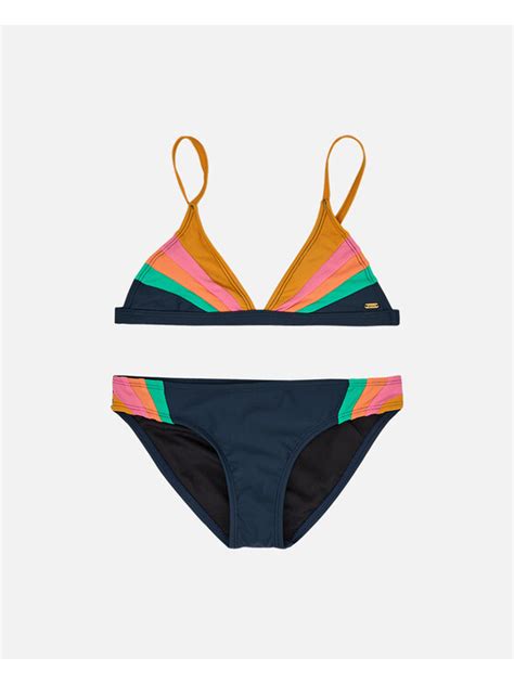 Rip Curl Bikini Day Break Tri Set Girl Niebieski Modivo Pl