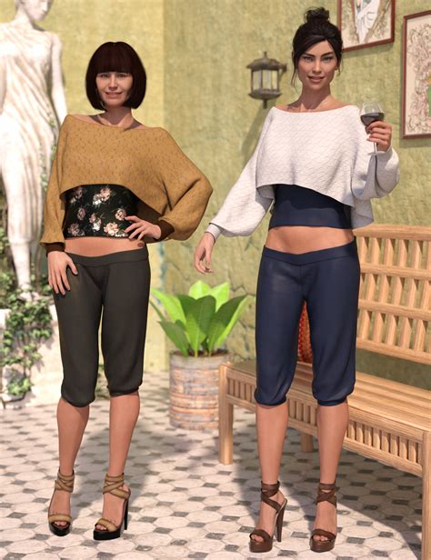 Dforce Casual Chic Outfit Textures Daz 3d