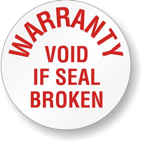 Destructible Quality Control Seals Custom Security Seals