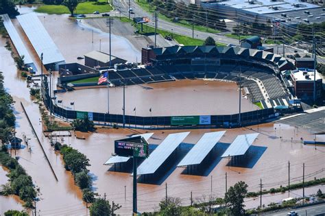 Yankees Minor League Stadium Underwater After Historic Flooding