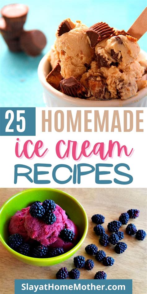 easy homemade ice cream recipes    summer