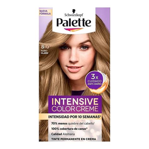 Tinte Para Cabello Palette Intensive Color Creme Rubio Claro Walmart