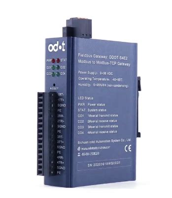 Odot S E Serial Modbus Rtu Ascii To Modbus Tcp Converter