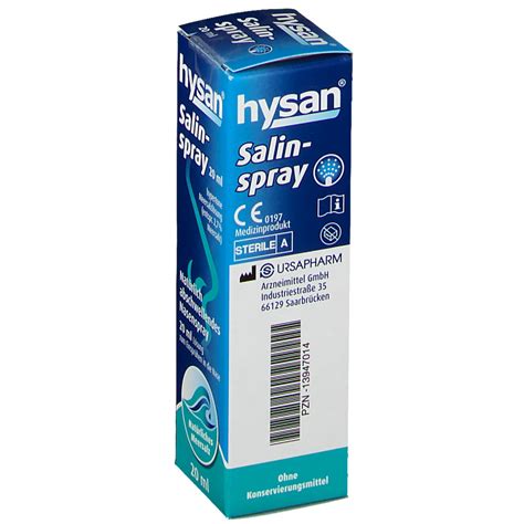 Hysan Salinspray Ml Shop Apotheke At